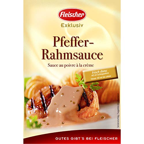 Pfeffer-Rahmsauce 15 x 30g - Fleischer von Fleischer