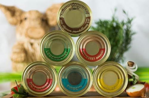 Original Eichsfelder Wurstspezialitäten I 6 x Wurstkonserven in Dose I Probierpaket I Eisbein I Rotwurst I Mettwurst I Sülze I Schwartenwurst I Leberwurst I Fleischerei Weber I Eigene Herstellung Original Eichsfelder Wurstspezialitäten I 6 x Wurstkonserven in Dose I Probierpaket I Eisbein I Rotwurst I Mettwurst I Sülze I Schwartenwurst I Leberwurst I Fleischerei Weber I Eigene Herstellung von Fleischerei Weber GmbH