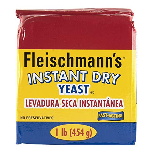 Fleischmann’s Yeast, Fleischmann’s Instant Dry Yeast, 16 Ounce - 1 Pack, Fast-Acting, Gluten Free, No Preservatives Fleischmann’s Yeast, Fleischmann’s Instant Dry Yeast, 16 Ounce - 1 Pack, Fast-Acting, Gluten Free, No Preservatives von Fleischmann's