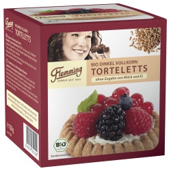 Dinkel Torteletts 6 Stück (Auslaufartikel) von Flemming Naturkost