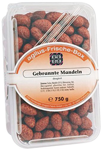 Agilus Gebrannte Mandeln gebrannte dragierte Zuckermandeln 750g Agilus Gebrannte Mandeln gebrannte dragierte Zuckermandeln 750g von Flensburger Brauerei Emil Petersen GmbH & Co. KG