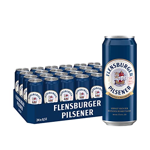 Flensburger Pilsener, Bier Dose Einweg (24 X 0.5 L) Dosentray von Flensburger