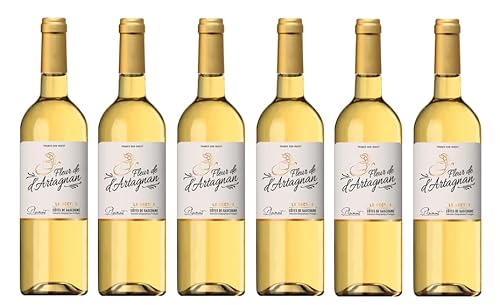 6x 0,75l - Fleur de d'Artagnan - Le Nectar - Côtes de Gascogne I.G.P. - Frankreich - Weißwein süß von Fleur de d'Artagnan