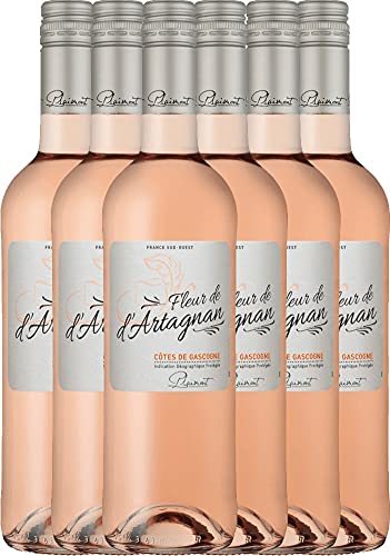 Fleur de d'Artagnan Rosé Côtes de Gascogne Plaimont Roséwein 6 x 0,75l VINELLO - 6 x Weinpaket inkl. kostenlosem VINELLO.weinausgießer Fleur de d'Artagnan Rosé Côtes de Gascogne Plaimont Roséwein 6 x 0,75l VINELLO - 6 x Weinpaket inkl. kostenlosem VINELLO.weinausgießer von Fleur de d´Artagnan