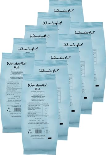 FleXoco Wonderful Milk granuliert 10 x 500g | Automatenfähiges Magermilchpulver für Kaffeespezialitäten mit stabiler Schaumkrone von FleXoco
