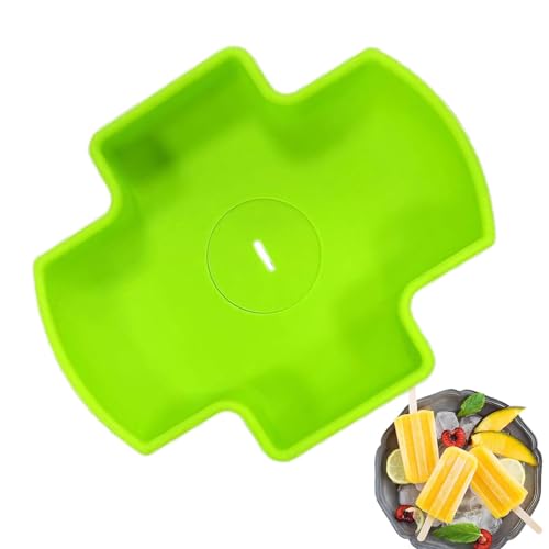 Kinderhalter, kein Drop -Pop -Halter | No-Drip Silicon Ice Pop Ständer wiederverwendbarer am Stiel - Creme Stickschutz waschbarer tragbarer Tropffänger für Gefrierschrank von Flkiglm