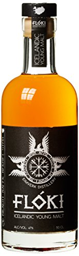 Flóki | Icelandic Young Malt Whisky | Single Barrel | 500 ml | 47% Vol. | Aus isländischer Gerste | Überraschend starker Whisky | Unverfälschter Genuss & spannender Vielfalt | Für neugierige Entdecker von Flóki