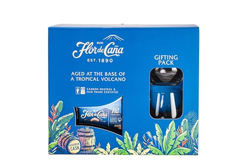 Flor de Caña 12 Year Rum Gepa + 2 Gläser Flor de Caña 12 Year Rum Gepa + 2 Gläser von Flor de Caña