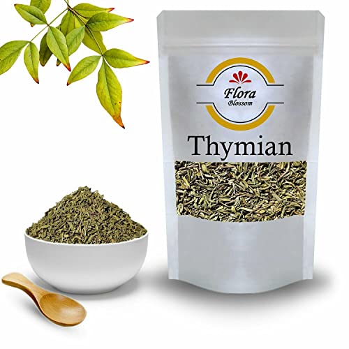 50g Thymian von Flora Blossom | Thymian Tee Gerebelt und Getrocknet Hocharomatisch Ideales Gewürz und Kraut zum Kochen | Natürlich Ohne Zusätze 50g Thymian von Flora Blossom | Thymian Tee Gerebelt und Getrocknet Hocharomatisch Ideales Gewürz und Kraut zum Kochen | Natürlich Ohne Zusätze von Flora Blossom