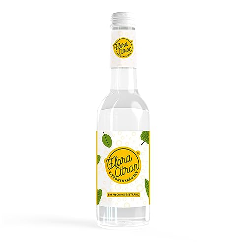 FloraCitron Limo - Glasflasche 330ml - Erfrischungsgetränk der etwas anderen Art - Keine künstlichen Aromen oder Zusatzstoffe von Flora Cola von Flora Cola