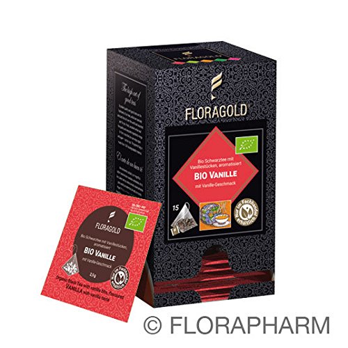 Florapharm, Schwarztee, 2 x Box Pyramidenbeutel 37,5g von FloraPharm