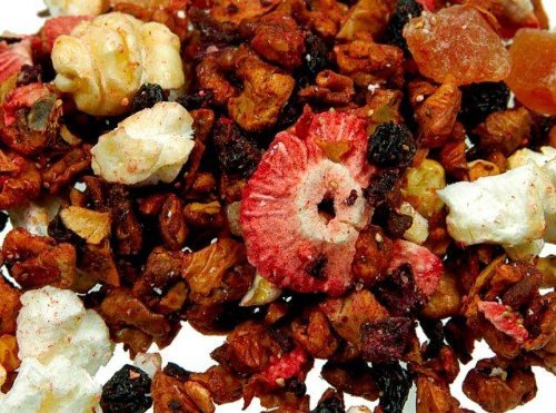 Früchtetee magenmild Erdbeer Popcorn - loser Tee 100 gr von FloraPharm