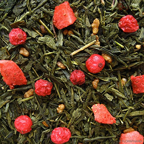 Grüner Tee aromatisiert Japans grüne Kostbarkeit 100g in der Tüte von FloraPharm
