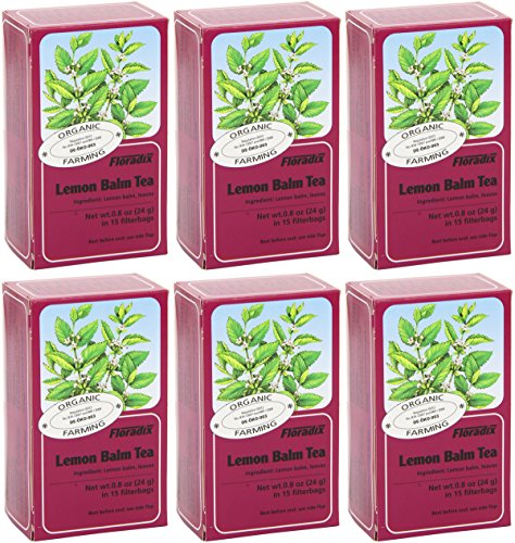 (6er BUNDLE)| Floradix - Lemon Balm Organic Herbal Tea -15bag von Floradix