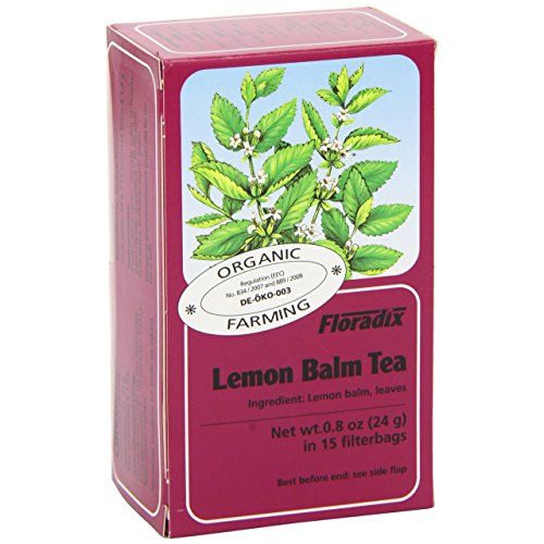 Floradix Lemon Balm Organic Herbal Tee 15 Beutel (Packung von 2) von Floradix