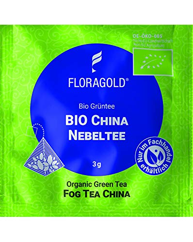 Bio Grüntee China Nebeltee 100er Pyramidenbeutel von Floragold von Floragold