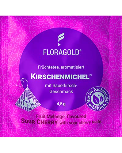 Früchtetee Kirschenmichel® 100er Pyramidenbeutel von Floragold von Floragold