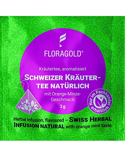 Kräutertee Schweizer Kräutertee natürlich 100er Pyramidenbeutel von Floragold von Floragold