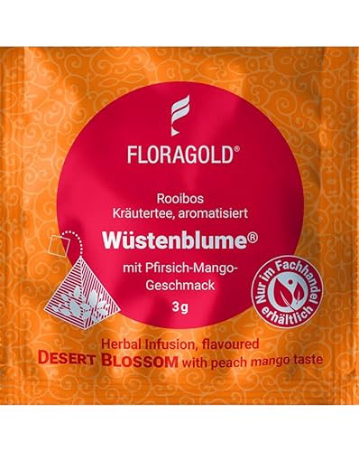 Rooibostee WÜSTENBLUME® von Floragold, 100er Pyramidenbeutel von FloraPharm