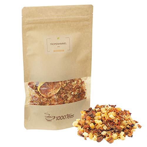 FloraPharm Fruchtetee mit Mango-Mandarine-Geschmack, fruchtig, mild, süß, frisch abgefüllt, 250g von FloraPharm