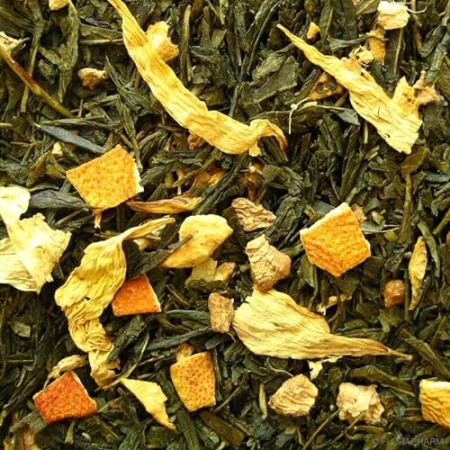 aromatisierter Grüner Tee Ingwer Zitrone natürlich 1kg von Florapharm