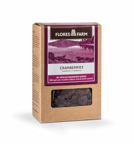 Flores Farm - Premium Bio Cranberries - 100 g - 6er Pack von Flores Farm