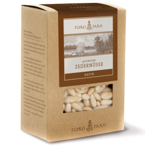 Flores Farm Premium Bio Zedernüsse (1 x 80 gr) von Flores Farm