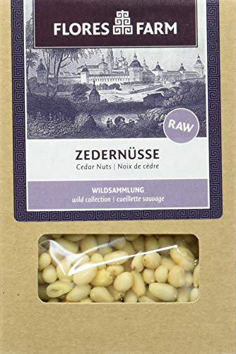 Flores Farm Zedernüsse, 3er Pack (3 x 80 g) von Flores Farm