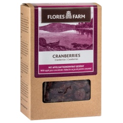 Premium-Cranberries nach indianischer Tradition, sonnengetrocknet von Flores Farm