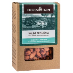 Wilde Premium-Erdnüsse aus dem indonesischen Urwald, ungeröstet und ungesalzen von Flores Farm