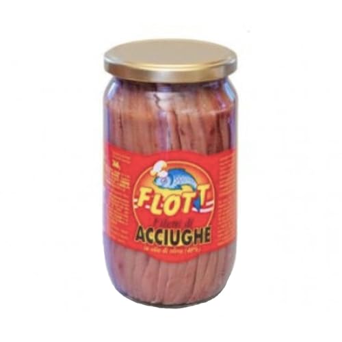 Flott Acciughe 'Anchovies Sardellenfilets' in Sonnenblumenöl, 80 g Flott Acciughe 'Anchovies Sardellenfilets' in Sonnenblumenöl, 80 g von Flott S.P.A