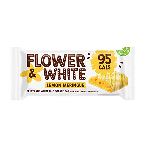 Flower & White - Lemon Meringue Bar - 12er Box - unter 100 Kalorien - On-the-go Ready, glutenfrei, vegetarisch Flower & White - Lemon Meringue Bar - 12er Box - unter 100 Kalorien - On-the-go Ready, glutenfrei, vegetarisch von Flower & White