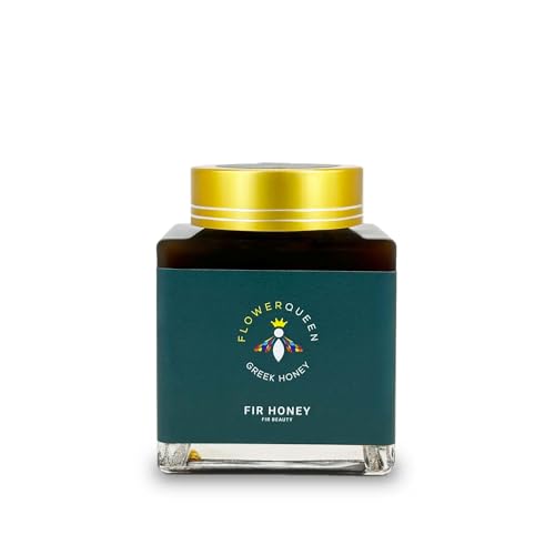 Tannenhonig 250g Griechischer Honig Laborgeprüft, zertifiziert, im Glas Flower Line (250 gramm, Tannenhonig) von Flowerqueen