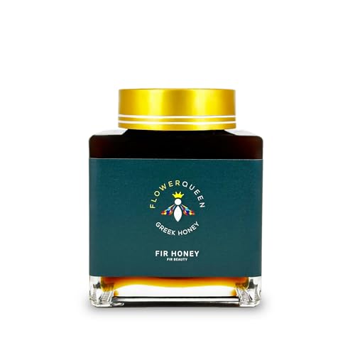 Tannenhonig 500g Griechischer Honig Laborgeprüft, zertifiziert, im Glas Flower Line (500 gramm, Tannenhonig) von Flowerqueen