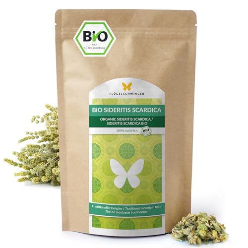 300g BIO Sideritis Scardica Tee, zertifizierte Bio Qualität, Traditioneller Bergtee, geschnitten (300g) von Flügelschwinger