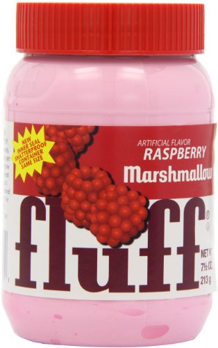 Fluff Marshmallow Fluff - Raspberry 212g, 4er Pack (4 x 212 g) von Fluff