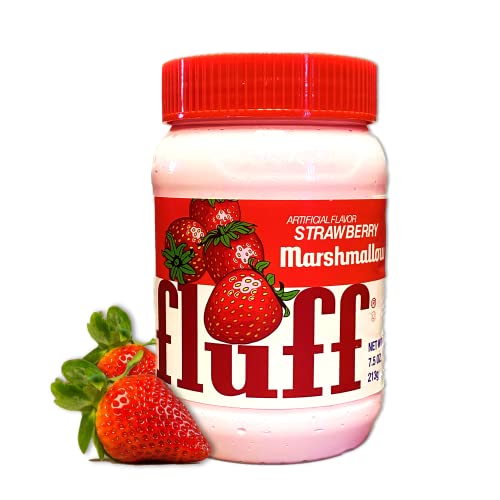 Fluff - Marshmallow Fluff - Strawberry (Erdbeer) - 12x 213gr von Marshmallow Fluff