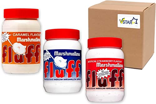 Marshmallow Fluff Marshmallow-Flasche mit köstlichem Geschmack, 213 g, 3 Stück von Fluff