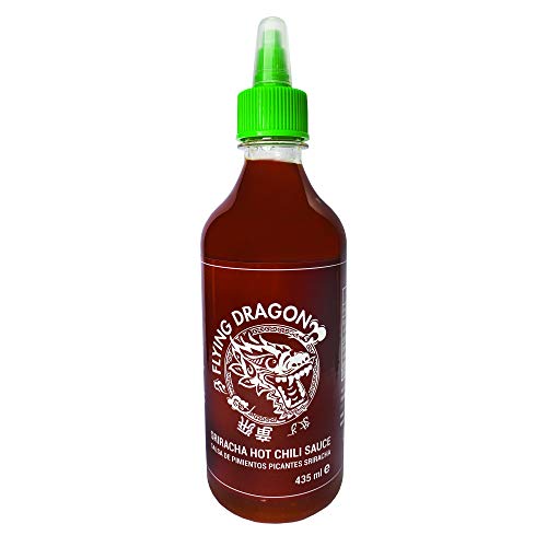 Flying Dragon Sauce - Scharfe Chili-Sauce Sriracha-Sauce - Scharfe Chili-Sauce - Packung 435 ml von TIGER KHAN