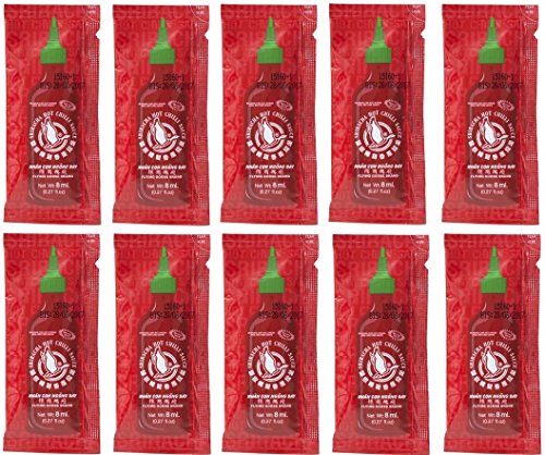 20x / 50x /100x Sriracha Chilisauce a 8ml super scharfe chillisoße hot spicy FLYING GOOSE chilli sauce (100) von Flying Goose