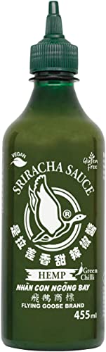 FLYING GOOSE Chilisauce, Sriracha mit Hanfsamenöl - 1 x 525 g von Flying Goose