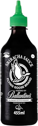FLYING GOOSE Chilisauce, Sriracha mit Whiskygeschmack, Sonderedition Ballantines - 1 x 455 ml von Flying Goose