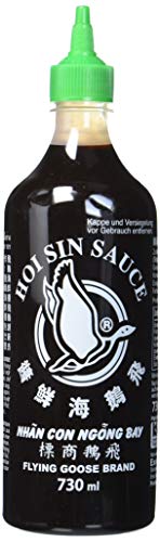 FLYING GOOSE Hoi Sin Sauce, pikant, grüne Kappe, kräftige Würzsauce aus Thailand, 1 x 730 ml FLYING GOOSE Hoi Sin Sauce, pikant, grüne Kappe, kräftige Würzsauce aus Thailand, 1 x 730 ml von Flying Goose
