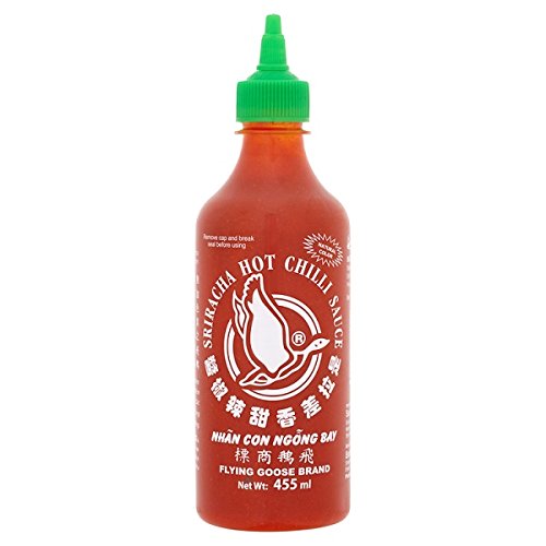 Fliegen Gans Marke Sriracha Hot Chilli Sauce 455ml Pack (455ml) von Flying Goose