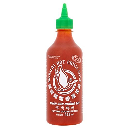 Fliegen Gans Sriracha Hot Chilli Sauce 455ml von Flying Goose