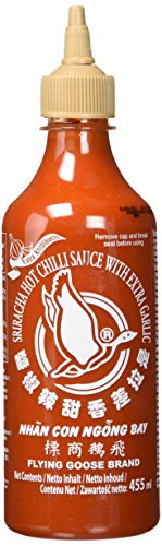 Flying Goose Chilisauce Sriracha Knoblauch, 12er Pack (12 x 455 ml) von Flying Goose