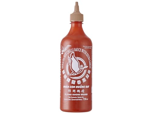 Flying Goose Sriracha Chilisauce mit Knoblauch 730 ml von Flying Goose
