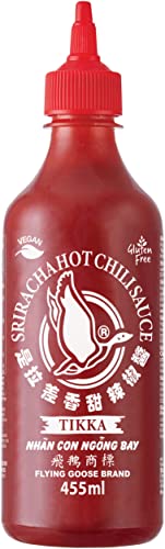 FLYING GOOSE Chilisauce, Sriracha, Hot Chilli Sauce (Tikka) - 1x 525 g von Flying Goose
