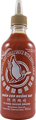 Flying Goose - Sriracha Scharfe Chilisauce mit Extra Knoblauch 455ml von Flying Goose