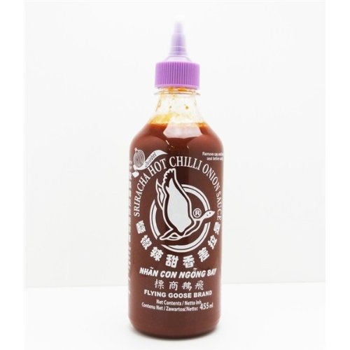 Flying Goose - Sriracha Scharfe Chilisauce mit Zwiebeln 455ml von Flying Goose